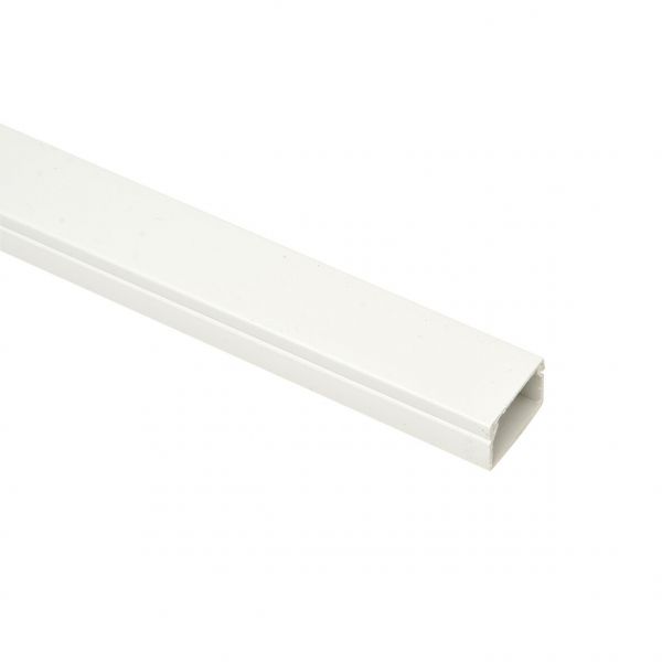 Tack Snoergoot met plakrand - 25x15 mm - 2 meter - wit