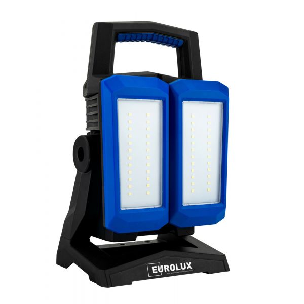 Eurolux Twin-Spot 4500 LED accu bouwlamp - 45W - 5700K - 4500 Lumen - 55.102.50