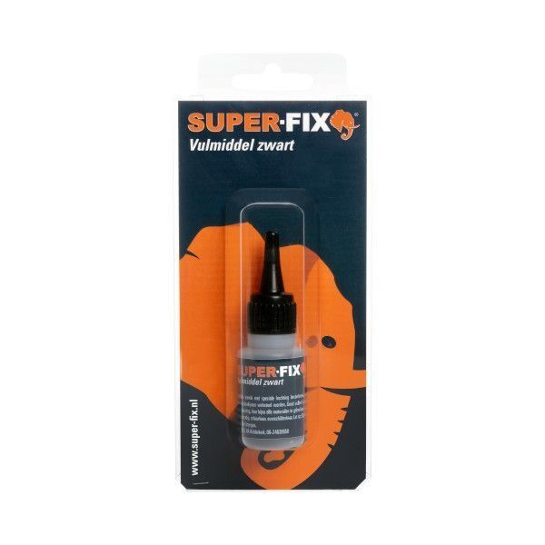 Super-Fix Vulmiddel - 20 gram - zwart - 1602002BL