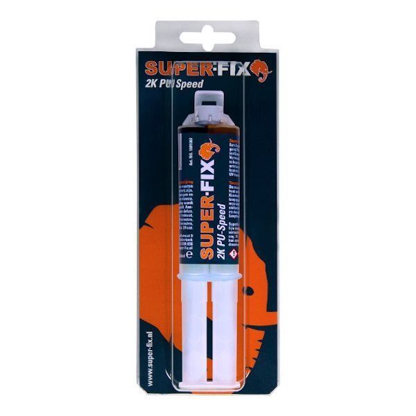 Super-Fix PU speed lijm - 25 ml - zwart - 1601007BL