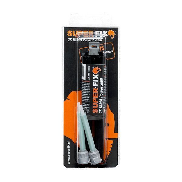 Super-Fix 2K MMA power 2000 lijm blister - 25 ml - 1608002BL