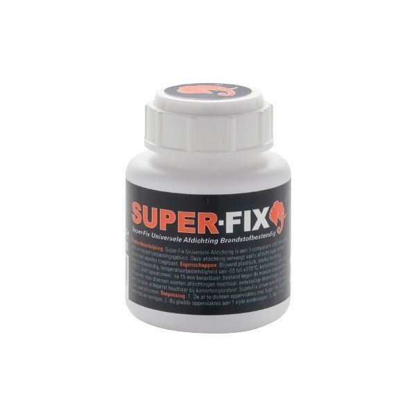 Super-Fix universele afdichting brandstofbestendig - rood - 80 ml - 1610003