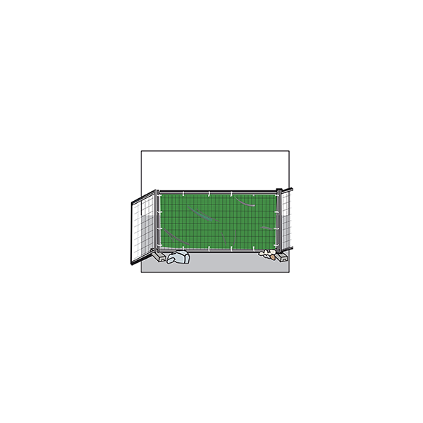 Cover Hekwerknet 1300 standaard - 176x341 cm - 180 gr/m² HDPE - groen