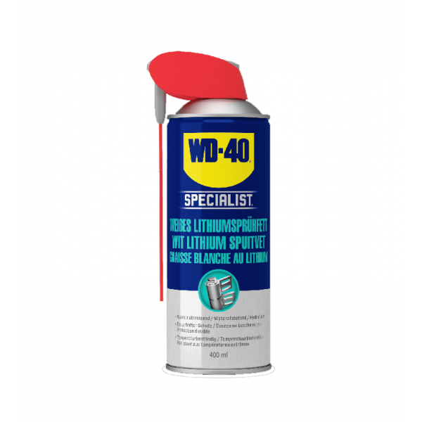 WD-40 Specialist Wit lithium spuitvet - smart straw - 400 ml