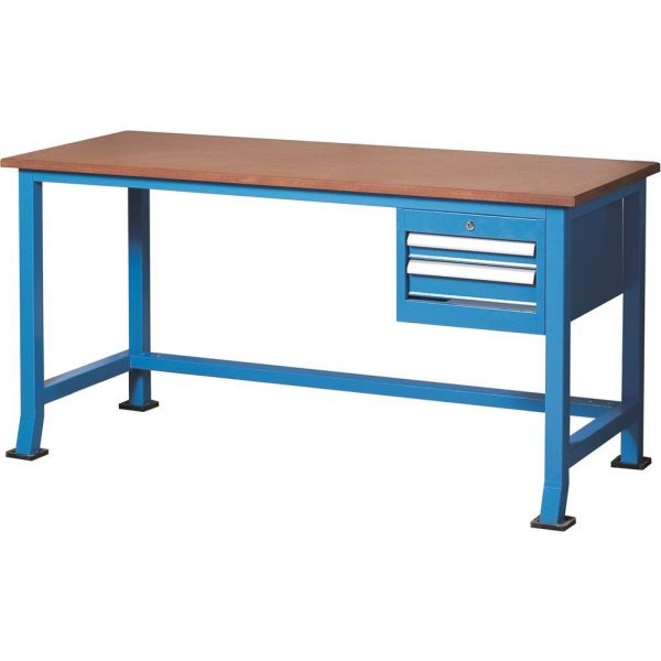 Huvema Werktafel met 2 laden - MDF werkblad - BL 2D, 1700x700x850 WB