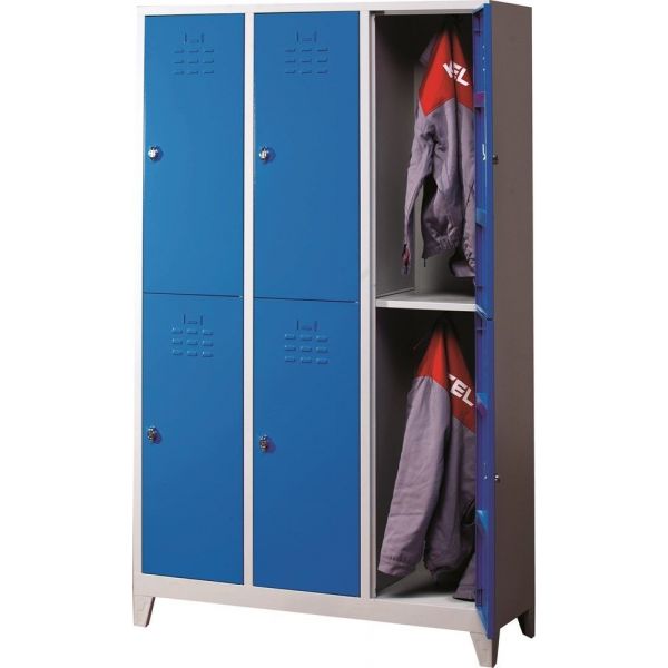 Huvema Lockerkast - 6 personen - BL 1180x400x200 6PL