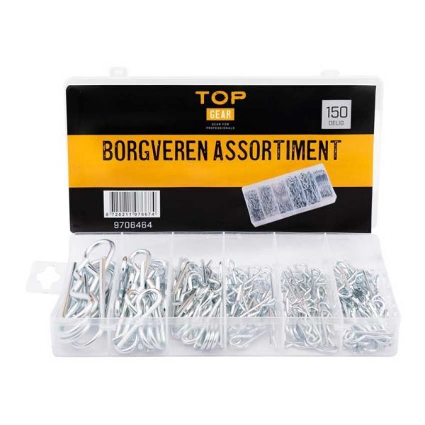 Topgear Borgveren assortiment - 150-delig