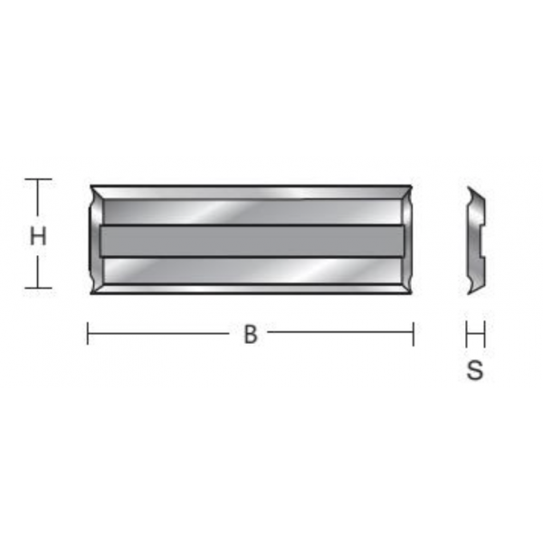 Stehle HW Keermessen - 30x10x1,5 mm Z=4 - L30/10-4RS