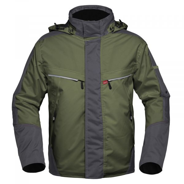 Havep 50171 Parka Jas - heren - bosbouw groen / charcoal grijs