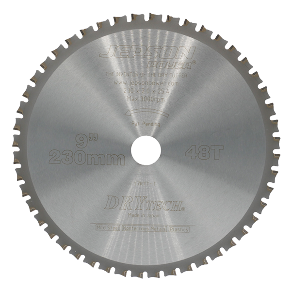 Jepson HM zaagblad - staal - Ø230x2.0x25.4 mm, 48T - 72123048