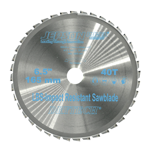 Jepson Drytech® HM zaagblad - staal - Ø165x1.2x20.0 mm, 40T - 72216540