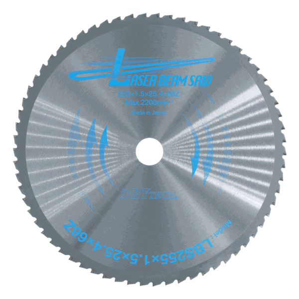 Jepson Drytech® HM zaagblad - staal - Ø255x1.5x25.4 mm, 66T - 72225566