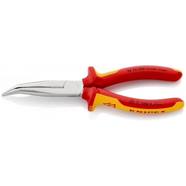 Knipex 26 26 200 Telefoontang gebogen VDE - 200 mm - 1000V 