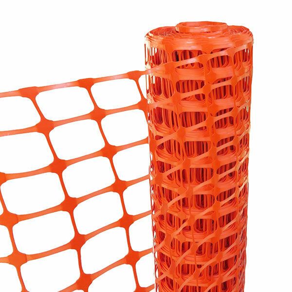 Cover Afzetgaas - 1x50 meter - 100 gr/m² - HDPE - oranje