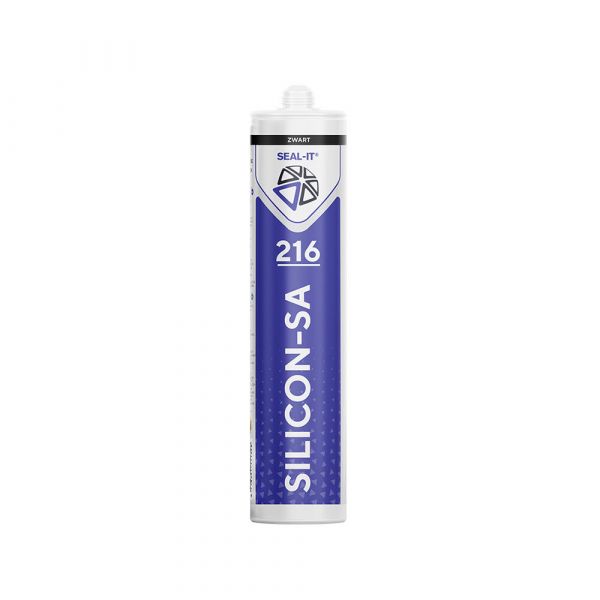 Seal-it 216 SILICON-SA Siliconenkit - zwart - 310 ml