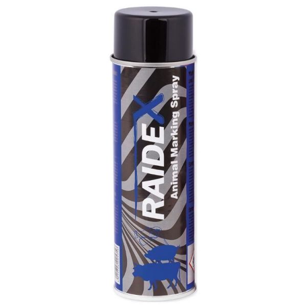 Raidex Merkspray voor varkens en rundvee - blauw - 500 ml