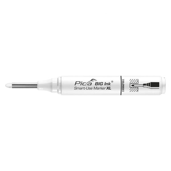 Pica 7052 BIG Ink markeerstift XL - wit