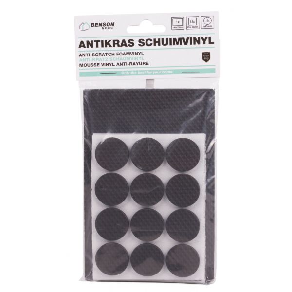 Benson 010183 Antikras schuimvinyl EVA - zwart - 25-delig