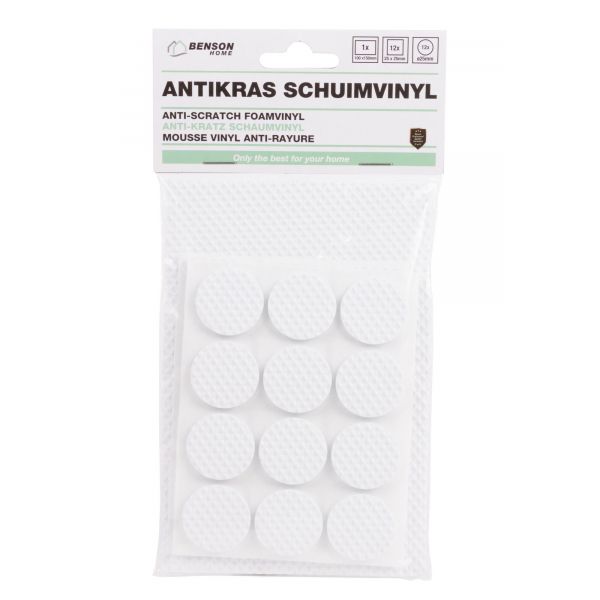 Benson 010184 Antikras schuimvinyl EVA - wit - 25-delig