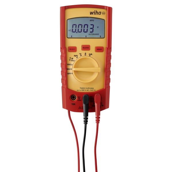 Wiha SB 255-41 Digitale multimeter tot 600 V AC, CAT IV - 45218