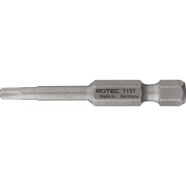 Rotec PRO Bit STX10 met gat - 50 mm - STX (torx met gat) - 2 stuks - 808.70102