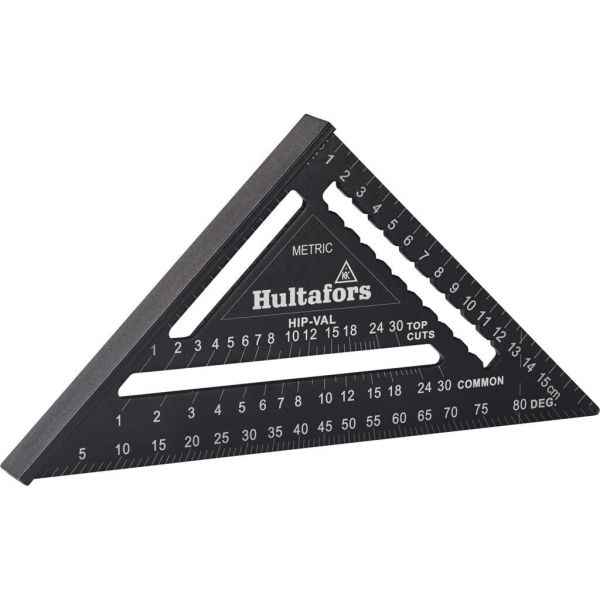 Hultafors 257010 Rafter Square winkelhaak metrisch - 5-IN-1 - 180 mm