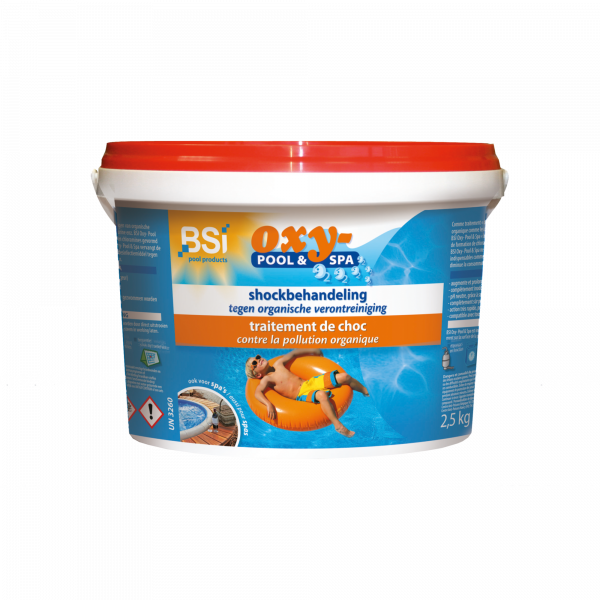 BSI Oxy-pool & Spa chloorvrije shockbehandeling - 2,5 kg - 01378