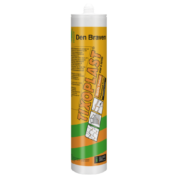 Zwaluw Den Braven Tixoplast bitumenkit - 310 ml - zwart