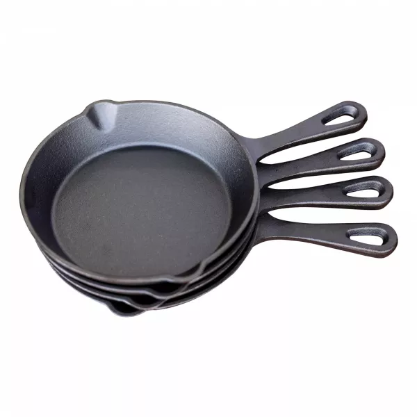  Keij Skillet gietijzeren pan - Ø16 cm - 4 stuks