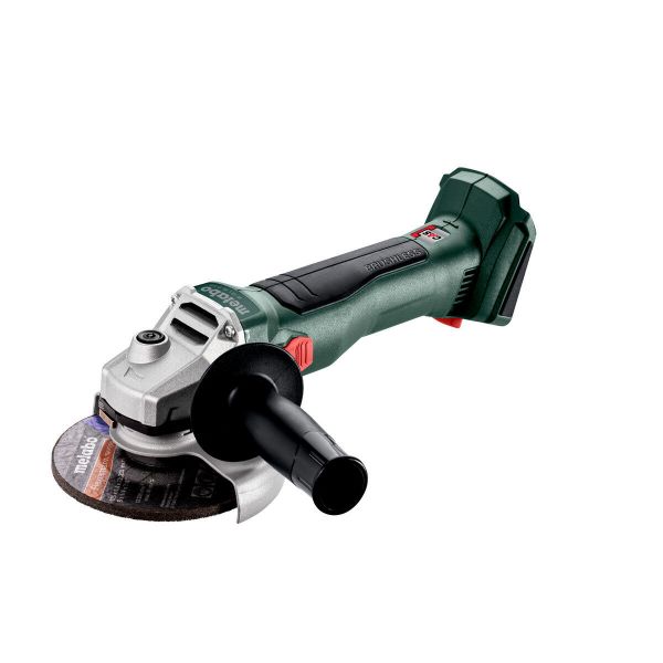 Metabo W 18 L BL 9-125 accu haakse slijper body - 18V - Ø125 mm - koolborstelloos - metabox 165 L - 602374840