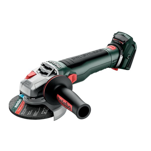 Metabo WB 18 LT BL 11-125 QUICK accu haakse slijper body - 18V - Ø125 mm - koolborstelloos - metabox 165 L - 613054840