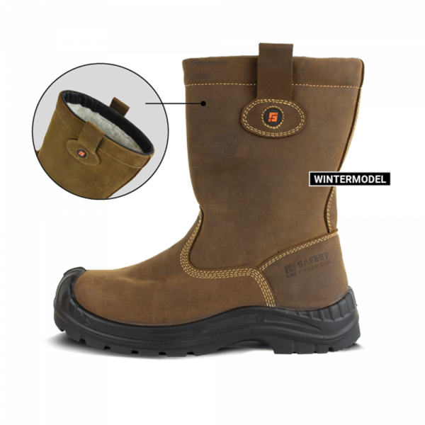 Safeet Footwear 30-600 Lucca veiligheidslaars - bruin - S3 - wol gevoerd