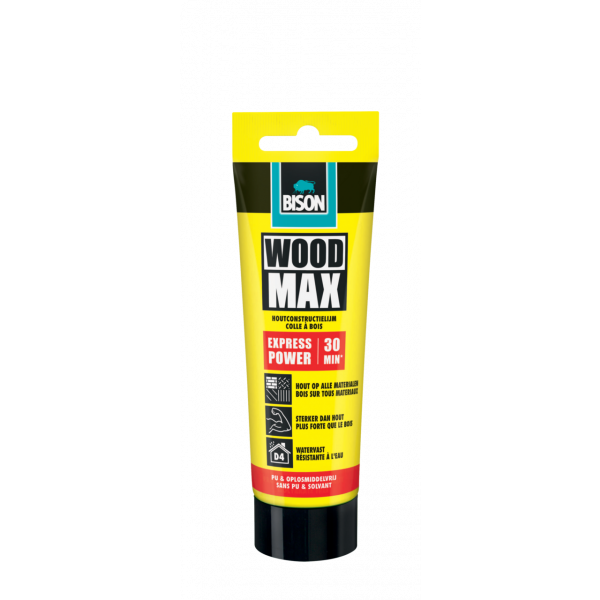 Bison Wood Max Express Power Houtconstructielijm D4 - 100 gram - tube - 6314534