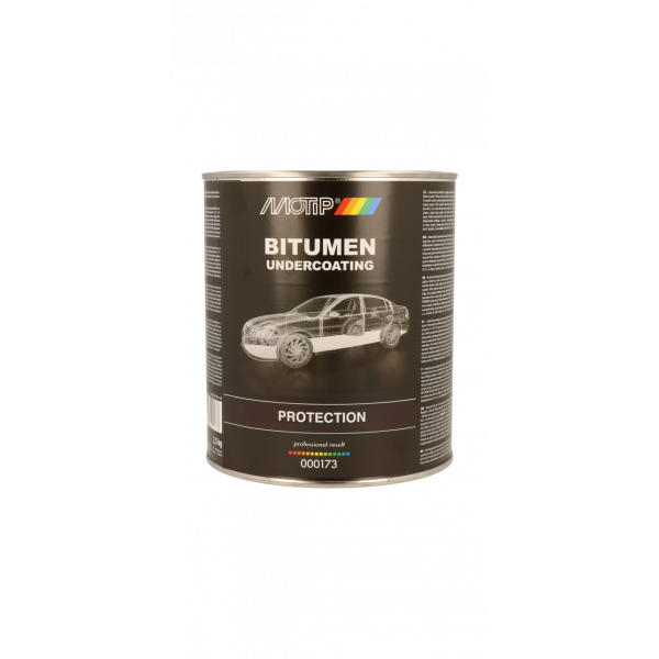 Motip Bitumen undercoating - zwart - 1,3 kg - 000016