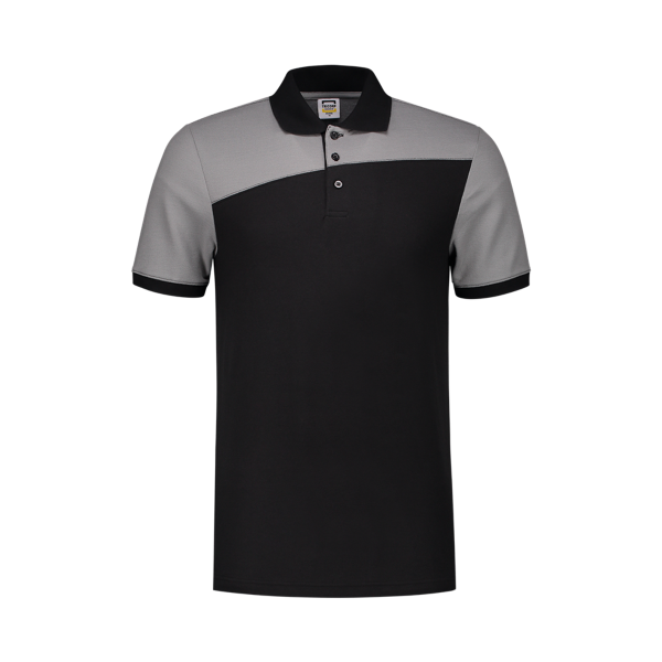 Tricorp 202006 Poloshirt Bicolor Naden - Black-Grey