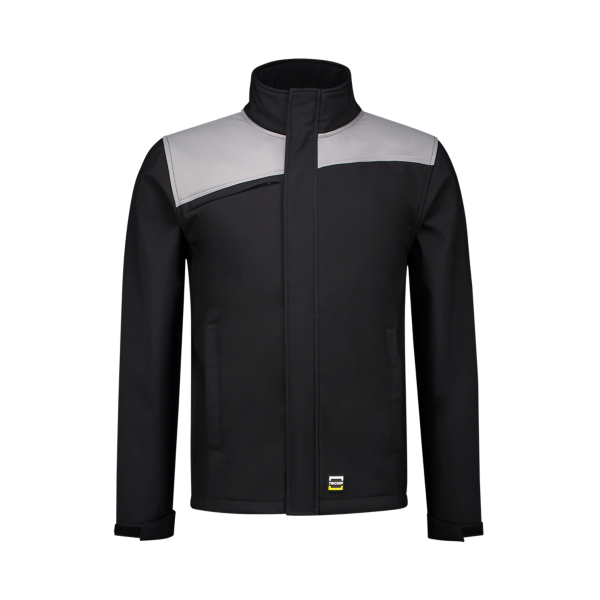 Tricorp 402021 Softshell jas Bicolor Naden - Black-Grey