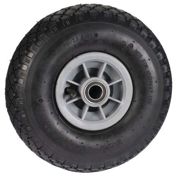 Hummer CW114 Wiel voor steekwagen - 300x4, 2 ply - PVC - kogellager 20 mm