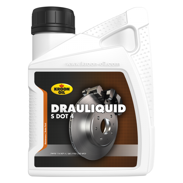 Kroon-oil Drauliquid-S DOT 4 synthetische remvloeistof - 35663 / 04206