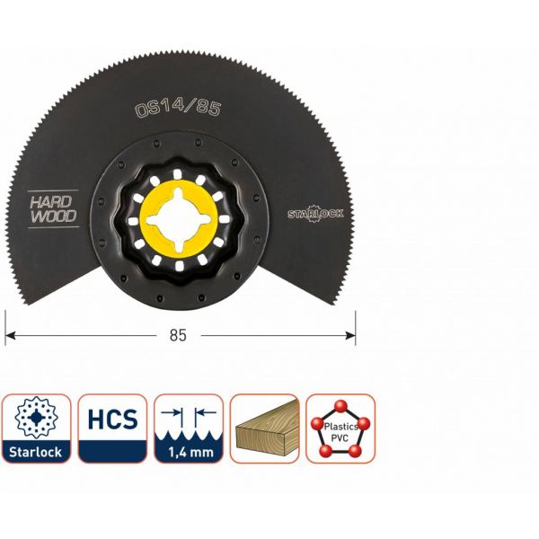 Rotec Segmentzaagblad OS 14/85 - starlock - hout - 519.0220
