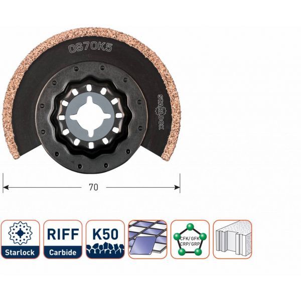 Rotec Segmentzaagblad OS 70K5 - starlock - 519.0260