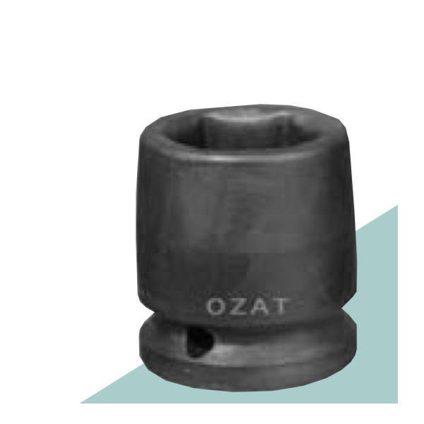 Ozat Krachtdop 1/2" kort - 6-kant