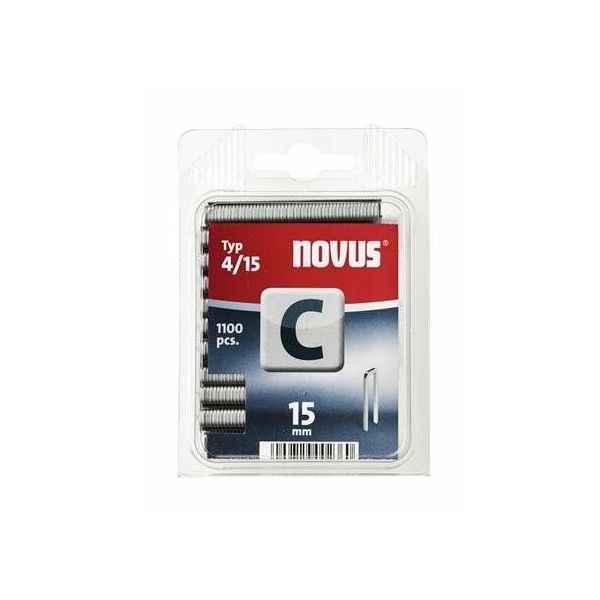 Novus Smalrug nieten C 4/15 mm - 1100 stuks - 042-0390