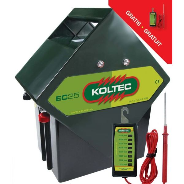 Koltec EC25 Batterij schrikdraadapparaat - 160-81025