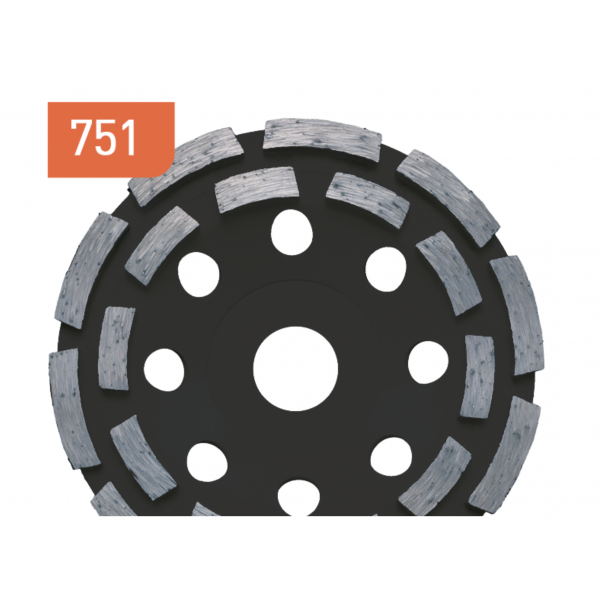 Rotec Komschijf Black-line dubbelrijig - Ø125 mm - 751.1253