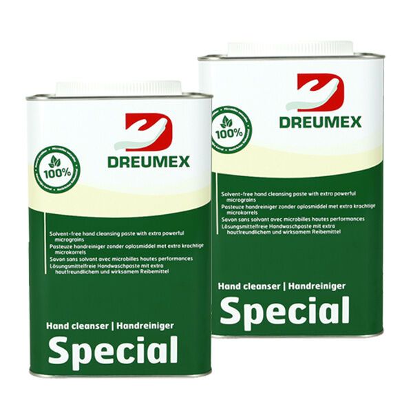 Dreumex Special handzeep 2x 4,2 kg + gratis pomp