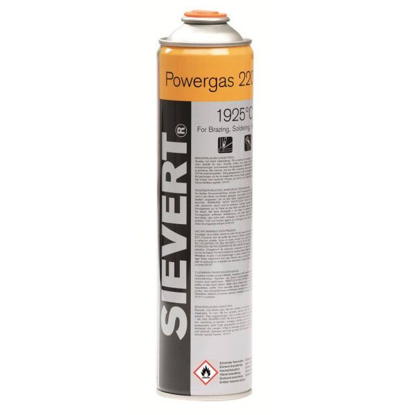 Sievert Gaspatroon Powergas EU 7/16" 336G/600ML - 220483