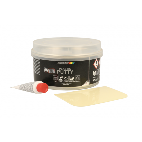 Motip Bumperreparatie plamuur - donker grijs - 250 gram - 000080