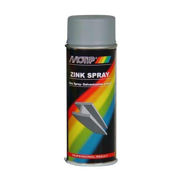 Motip Zinkspray - grijs - 400 ml - 04061