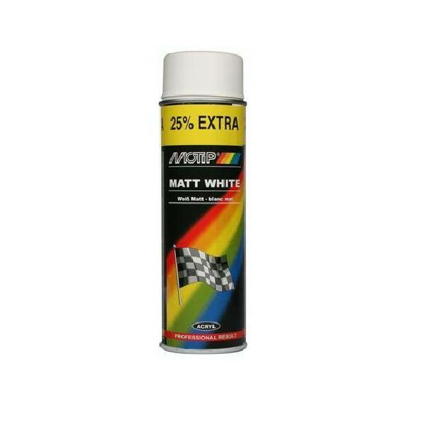 Motip Acryl lak ultra mat wit - 500 ml - 04002