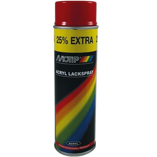 Motip Universele lak - RAL 3000 rood - 500 ml - 04105